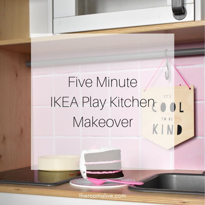Five-Minute Ikea Play Kitchen Makeover