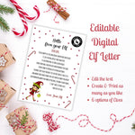 Load image into Gallery viewer, Editable Elf Letter, Elf Report, and Elf Rules - Digital Download for Elf on the Shelf Fun!
