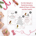 Load image into Gallery viewer, Editable Elf Report - Digital Download for Elf on the Shelf Fun!
