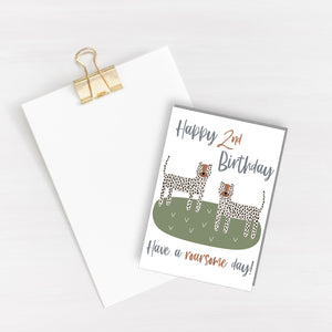 Happy 2nd Birthday Card