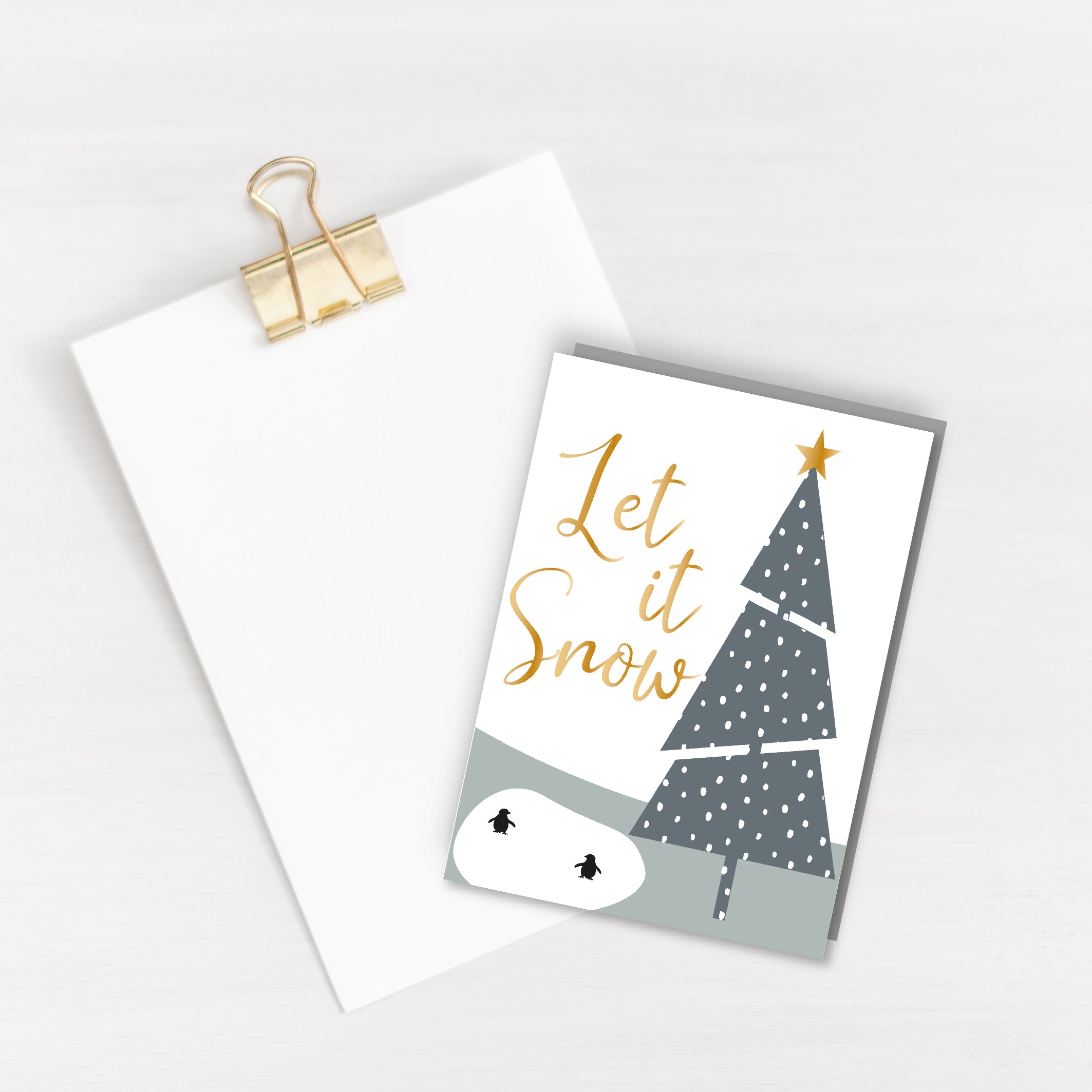 Let it Snow Christmas Card