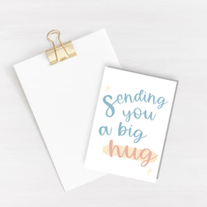 Sending you a big hug Card