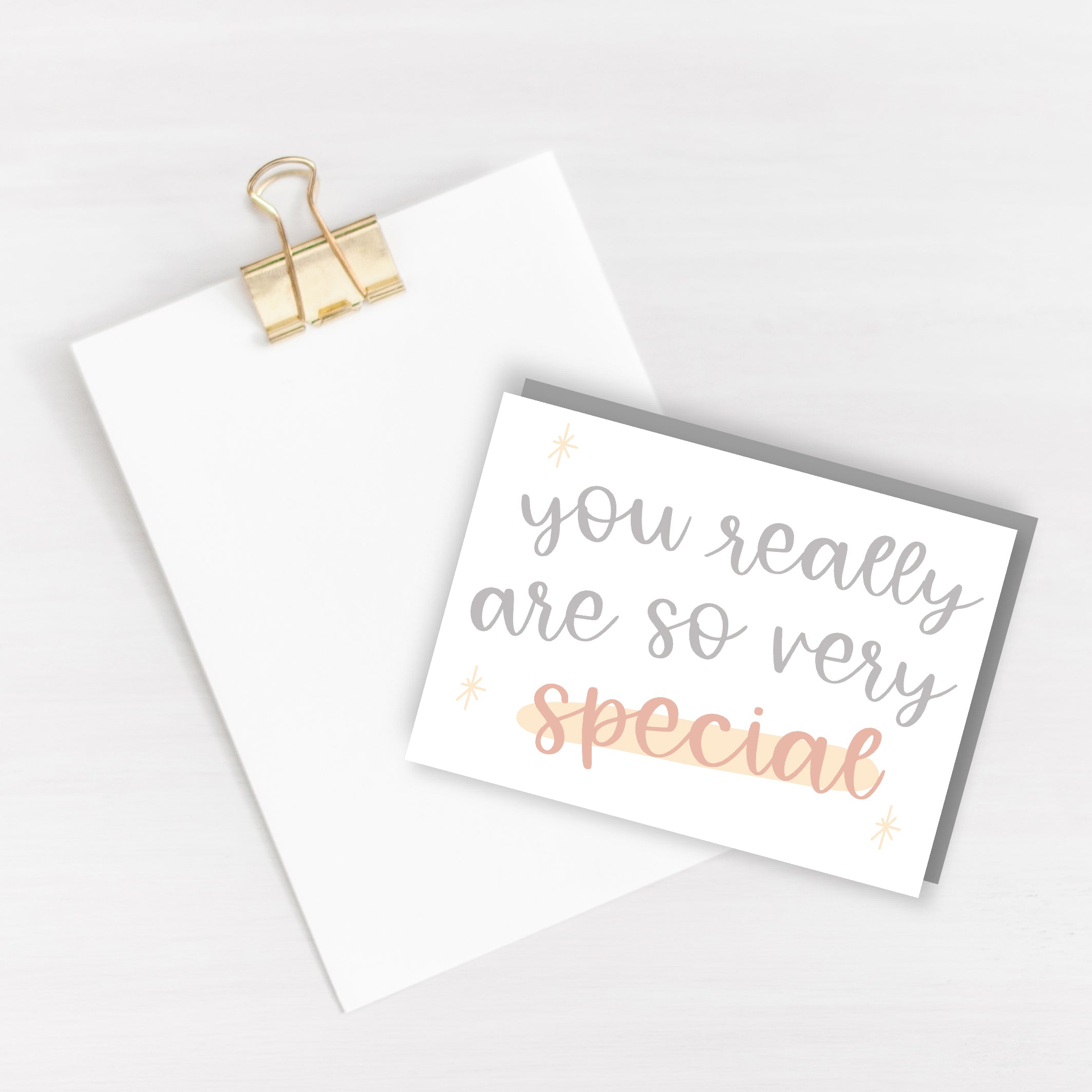 You are so very special Card