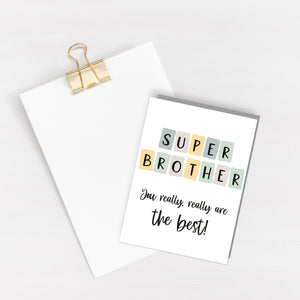 Super Brother Card