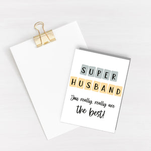 Super Husband Card