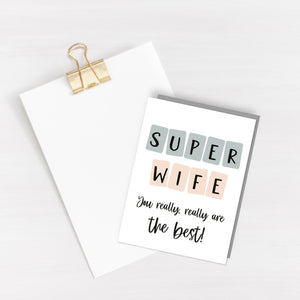 Super Wife Card
