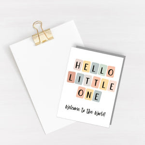 Hello Little One Card