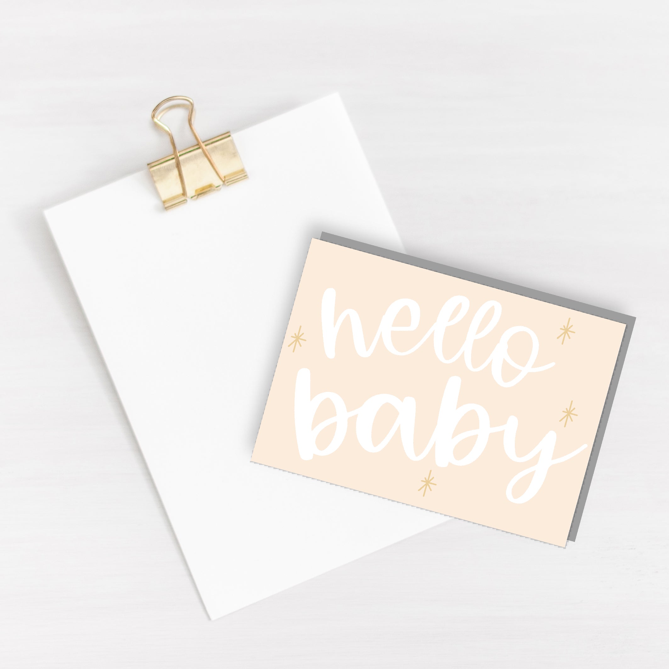 Hello Baby Card