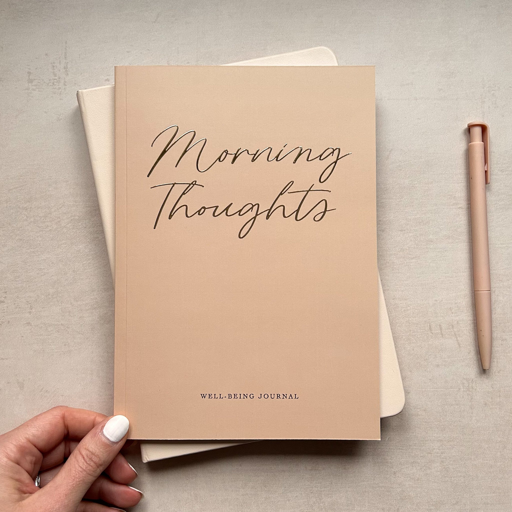 Morning Thoughts Well-Being Journal