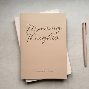 Morning Thoughts Well-Being Journal