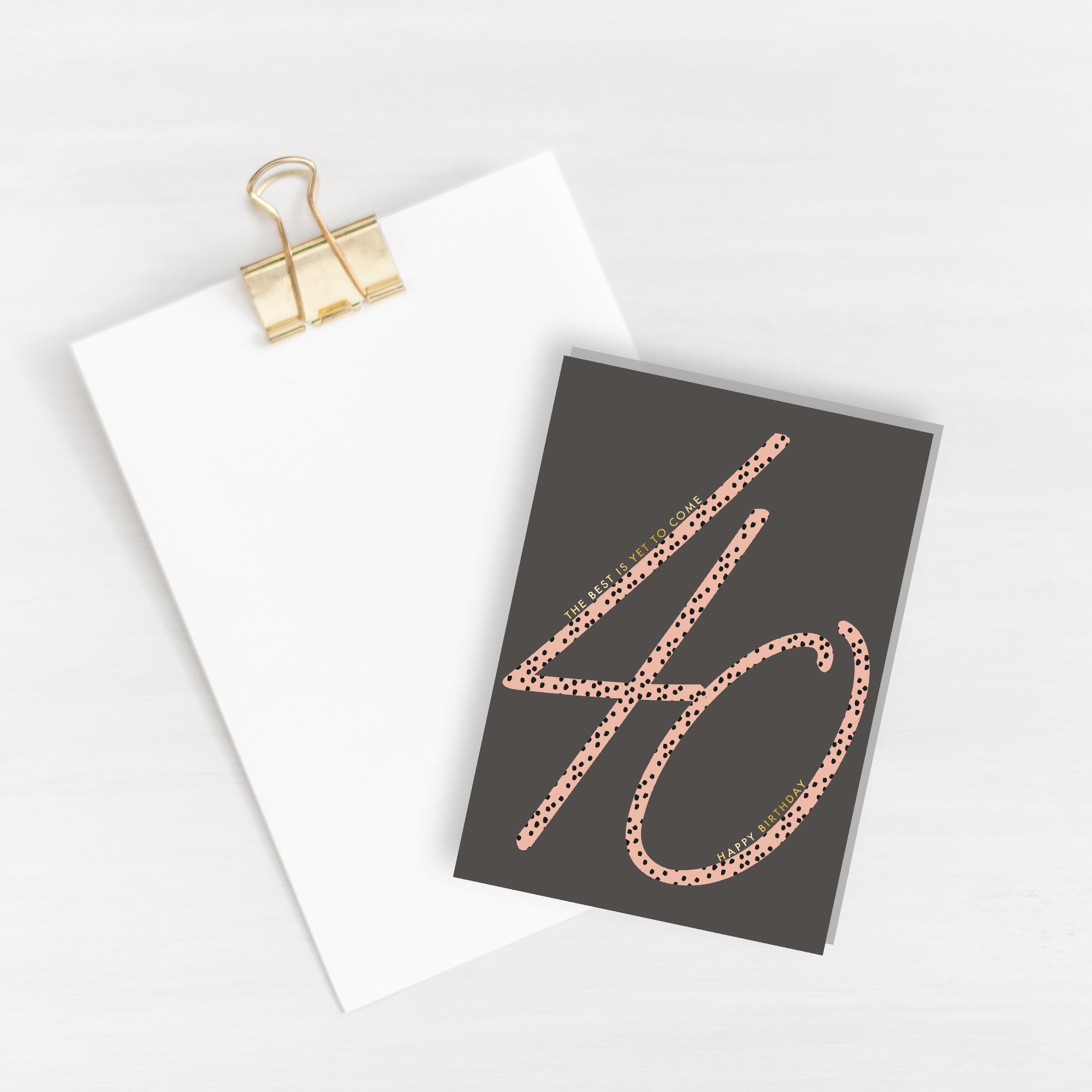 40th Birthday Card