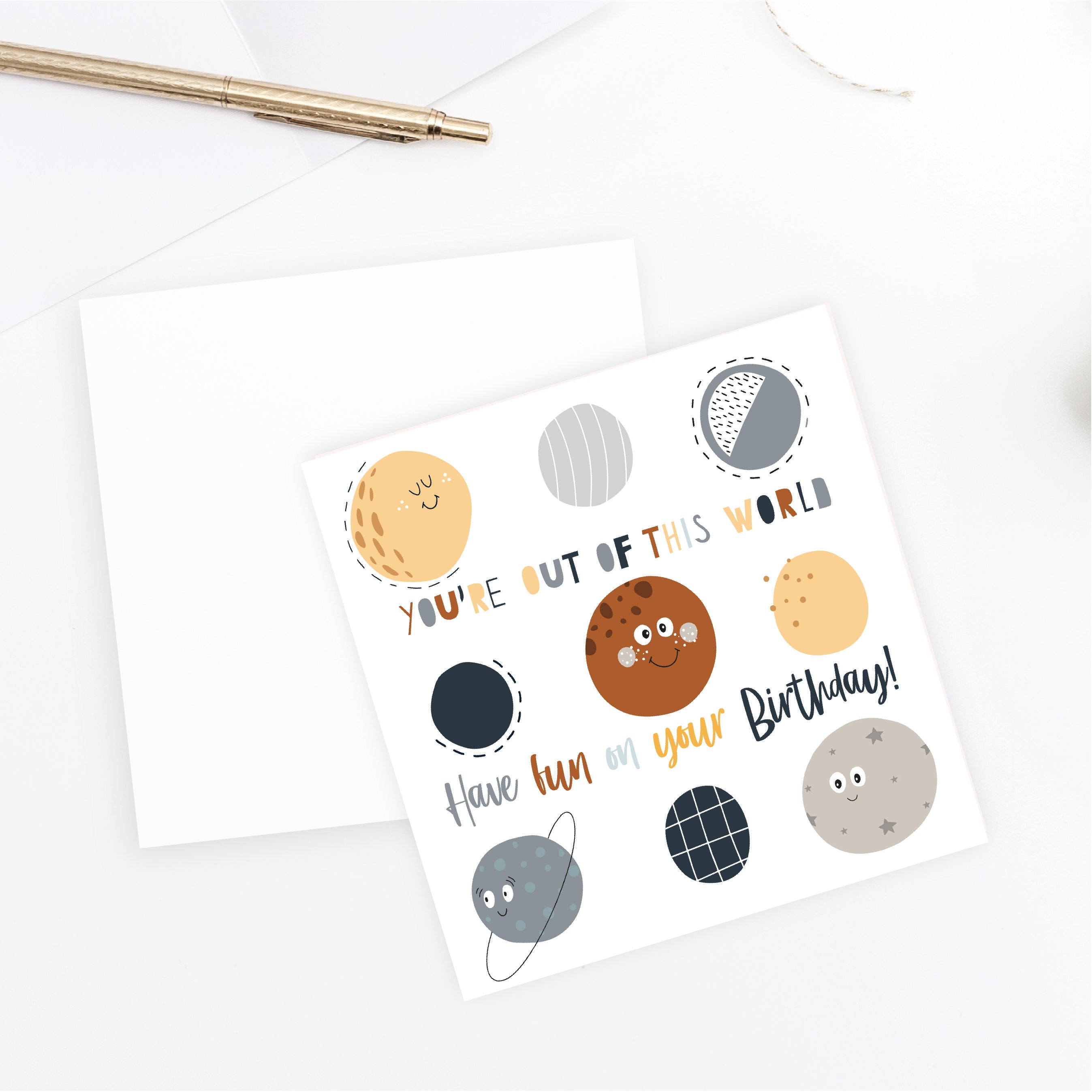 Out of this World Birthday Card