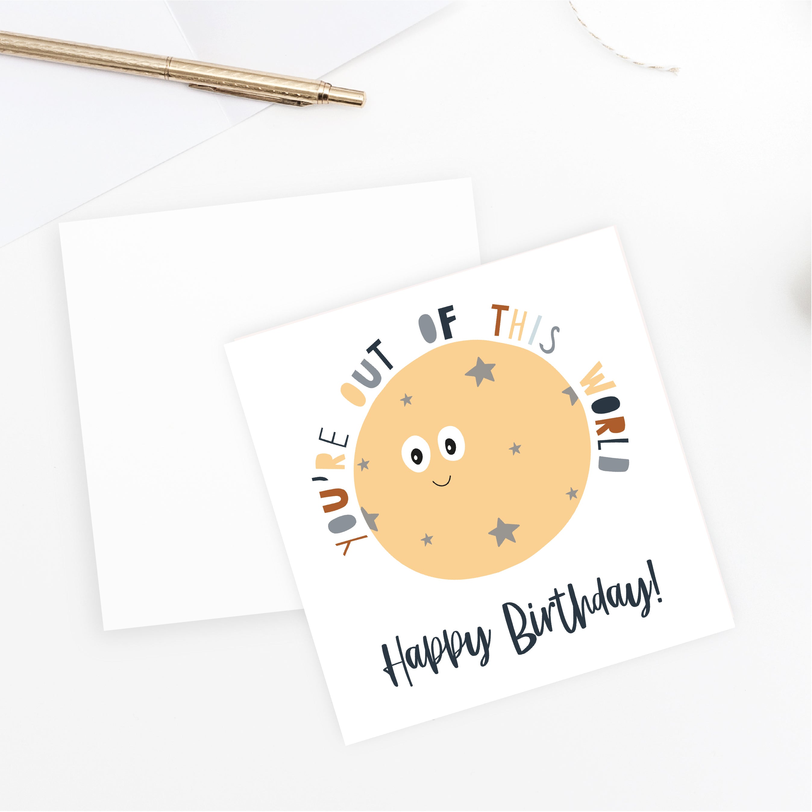 Out of this World - Happy Birthday Card