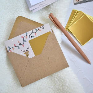 Pack of 10 Small Scratch Off Christmas Cards
