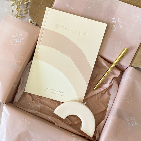 Personalised Gratitude Journal Gift Set