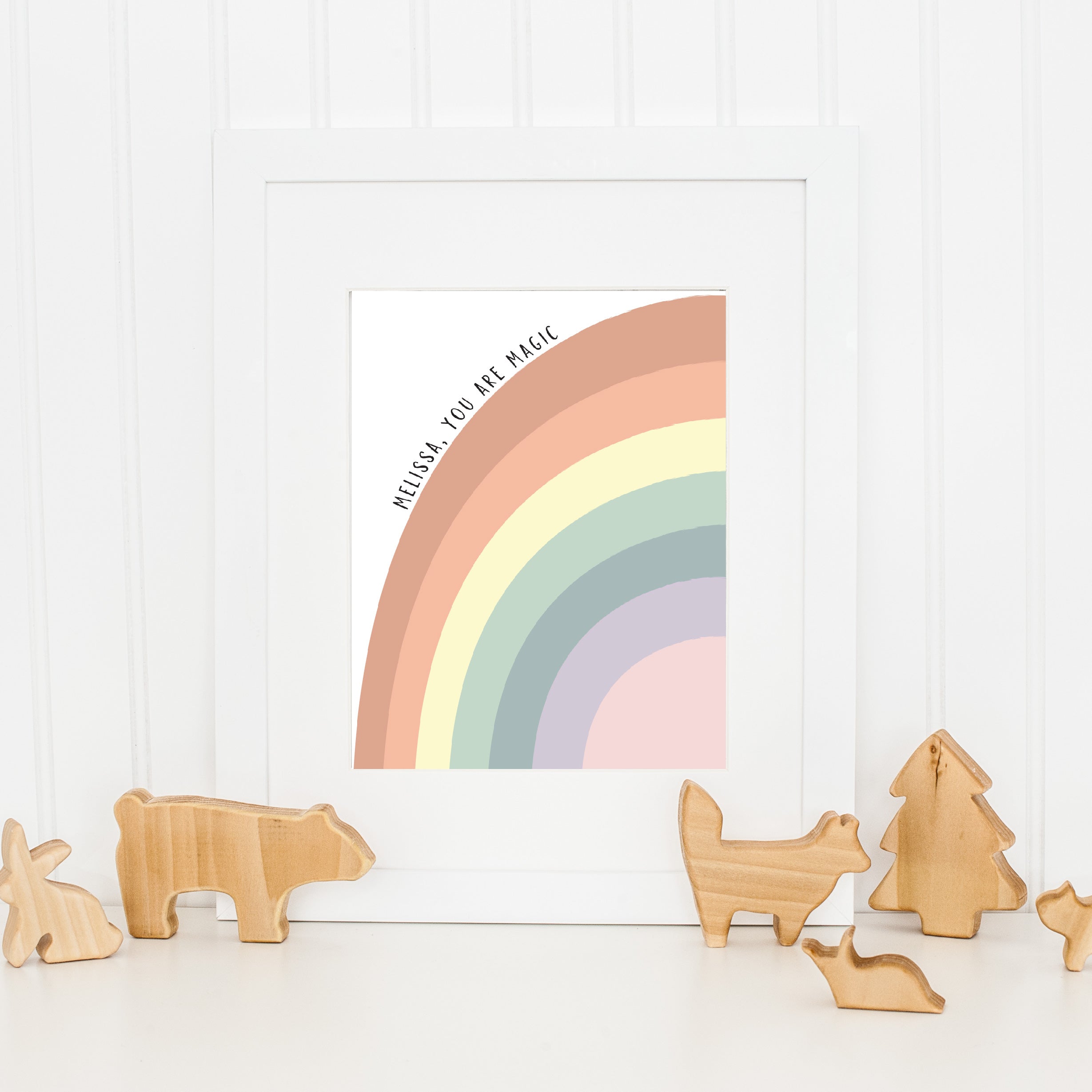 Rainbow You Are Magic Print - Customise your own