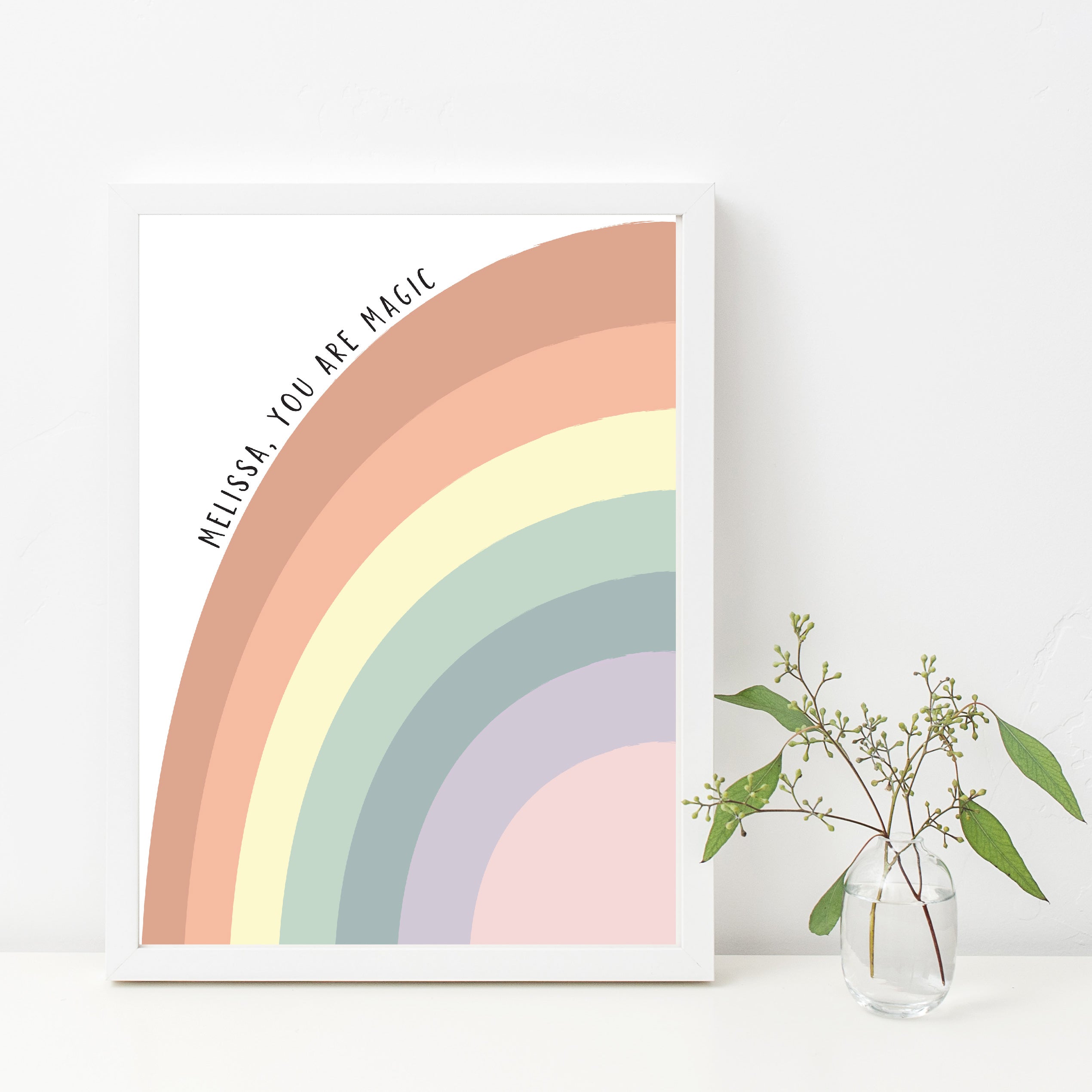 Rainbow You Are Magic Print - Customise your own