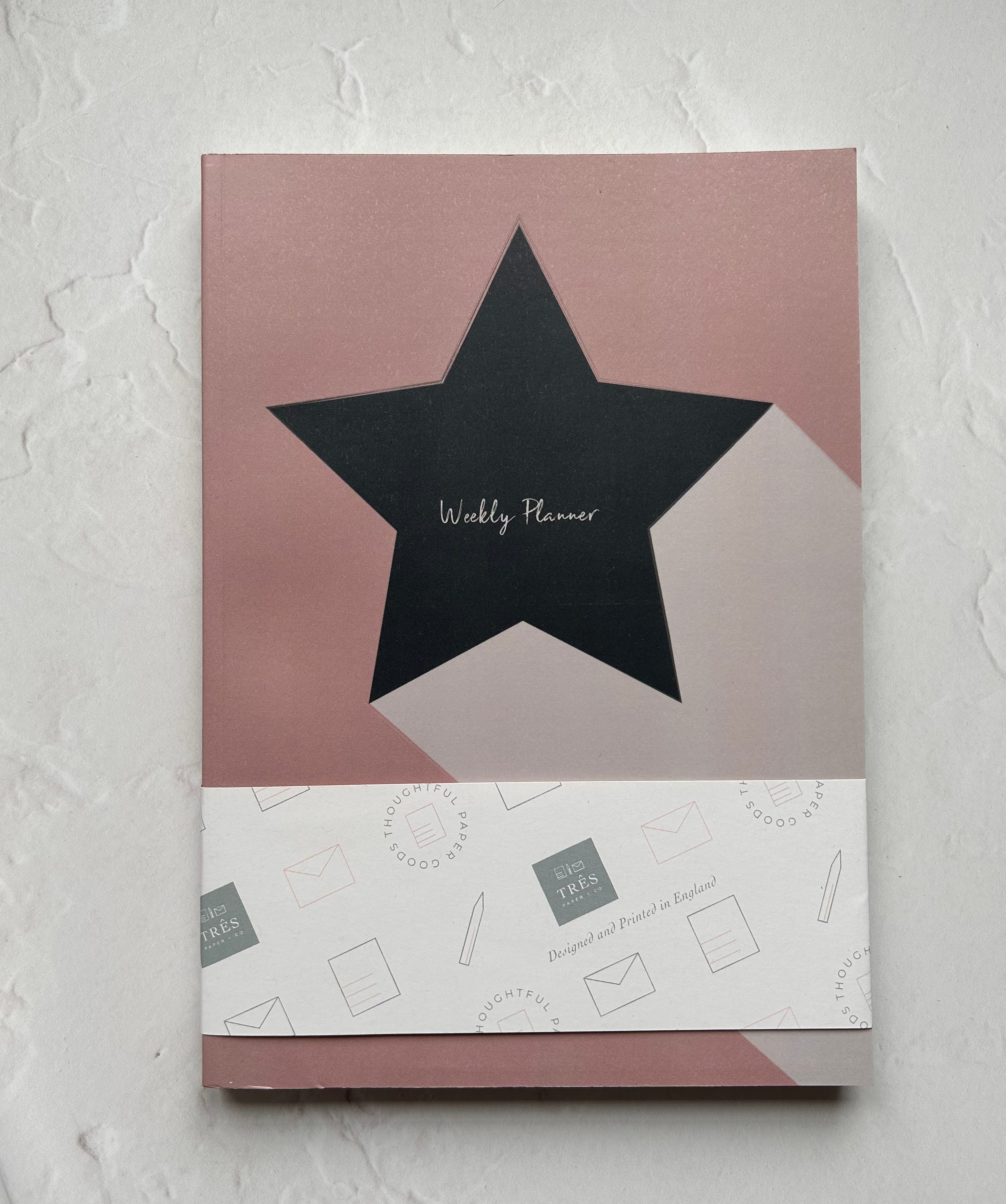 Weekly Planner Blue Star - undated